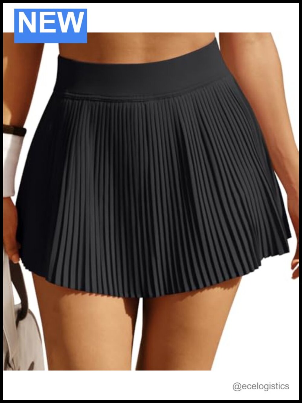 Pleated Tennis Skort Women High Waisted Athletic Skirt with Pockets Tummy